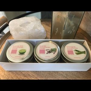 LATHER Aromatherapy Treo Candle Set